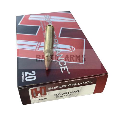 Hornady .300 Winchester Magnum 165 gr GMX SPF